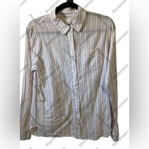 Trovata Birds Of Paradis Striped Top Sz Med